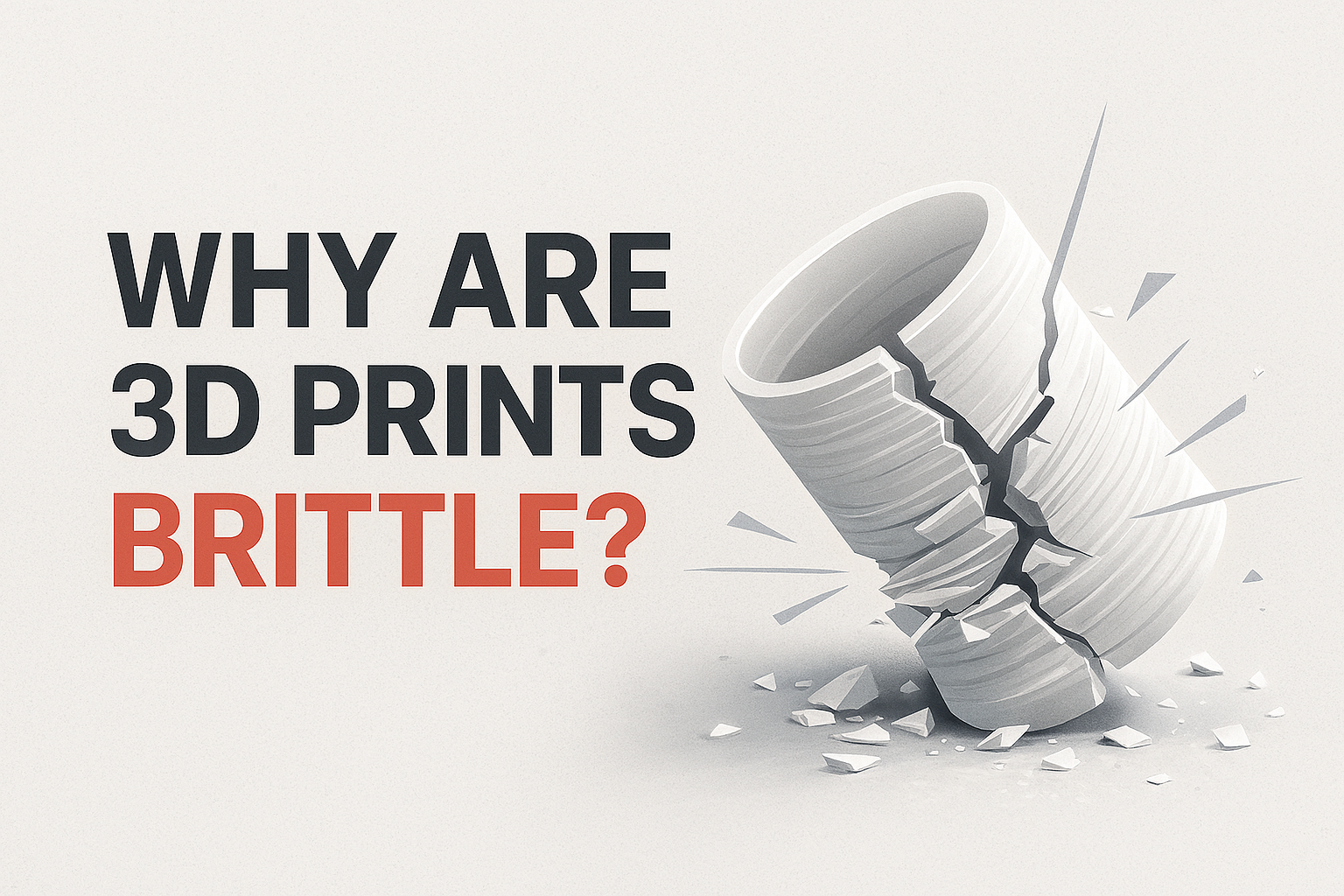 Why Are 3D Prints Brittle?